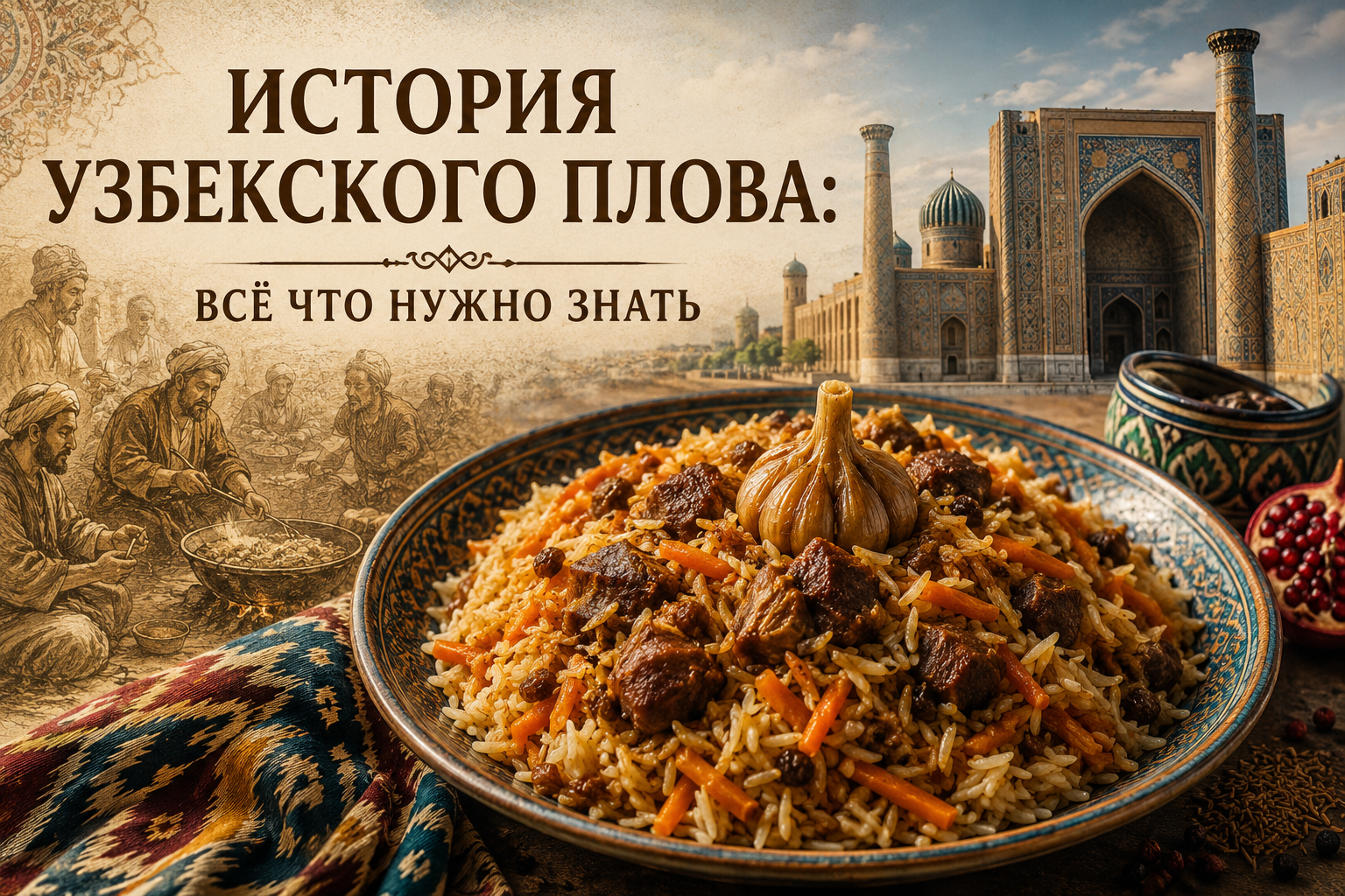 История узбекского плова: всё что нужно знать